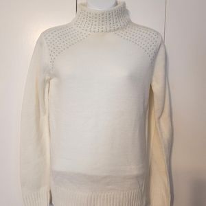 Juicy Couture, Ivory colored, jewel-embellished Sweater, NWT